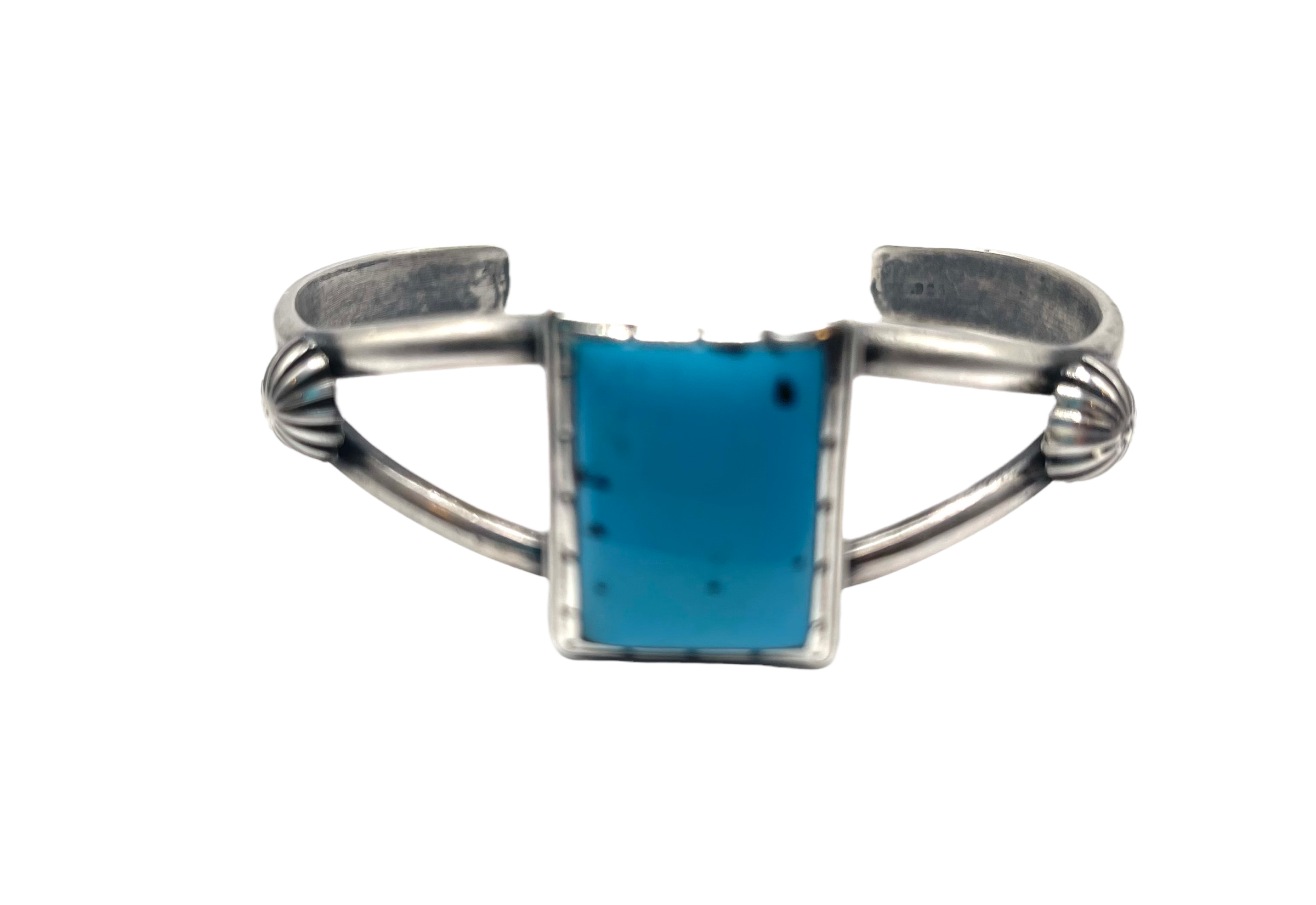 Square Shaped Turquoise Cuff– Adobe Western Art Gallery
