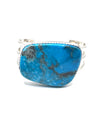 1.5" x 2" 3 Bar Cuff iwith Robins' Egg Blue Turquoise