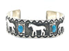 5 3/4" Horse Story Teller Cuff