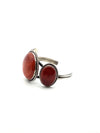 3-stone Apple Coral Cuff