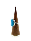 Oval Kingman Turquoise Ring