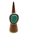 Light Colored Oval Turquoise Ring