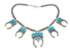 Kingman Turquoise Naja Necklace Set