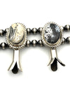 White Buffalo Squash Blossom Necklace
