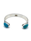 Channeled Cuff with Turquoise Stones