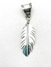 2 1/2" x 3/4" Feather Pendant